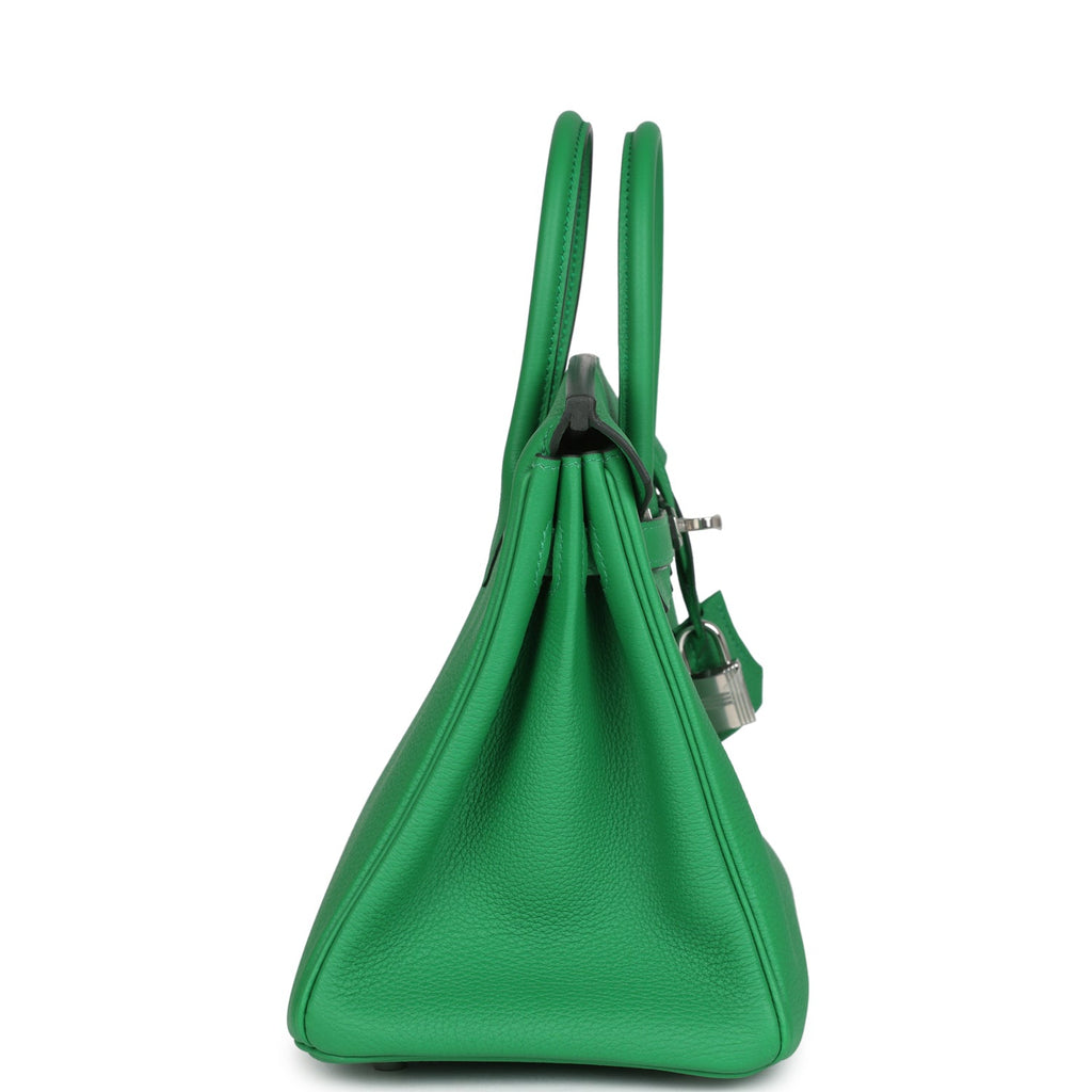 Birkins 25 Bambou Togo Palladium Hardware