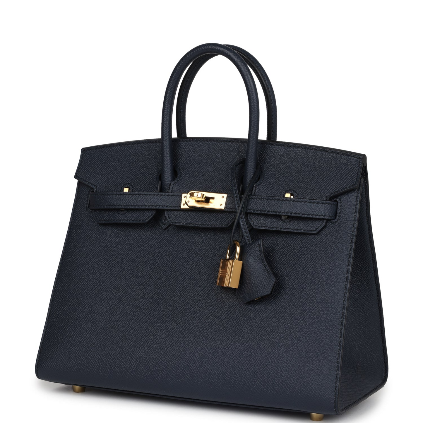 Birkins 25 Bleu Indigo Epsom Gold Hardware