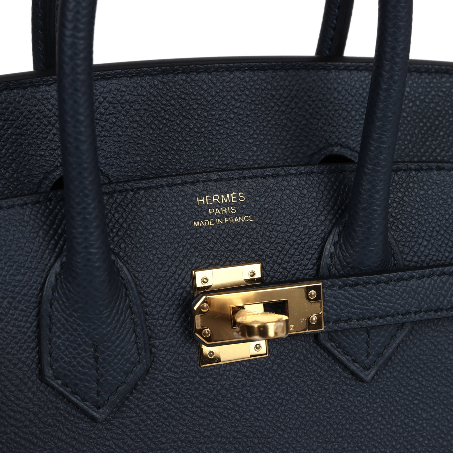 Birkins 25 Bleu Indigo Epsom Gold Hardware