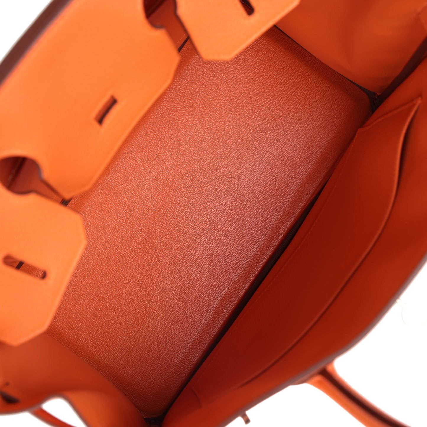 Birkin 30 Orange Togo Palladium Hardware