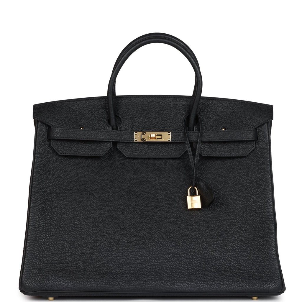 Birkin 40 Black Togo Gold Hardware