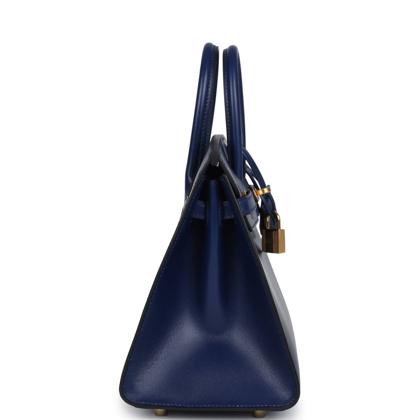 Birkin Sellier 25 Bleu Saphir Box Gold Hardware