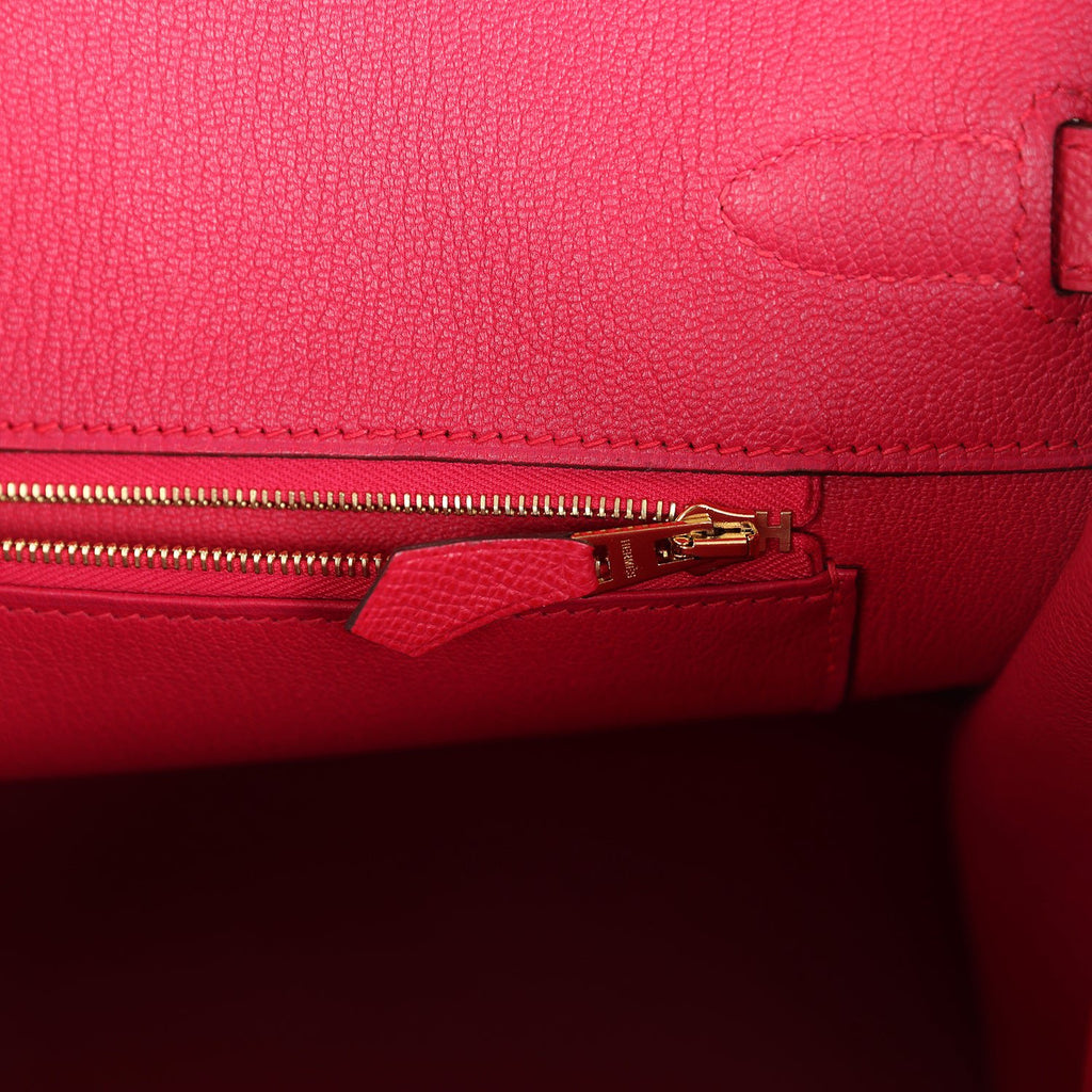 Birkin 35 Rose Extreme Epsom Gold Hardware
