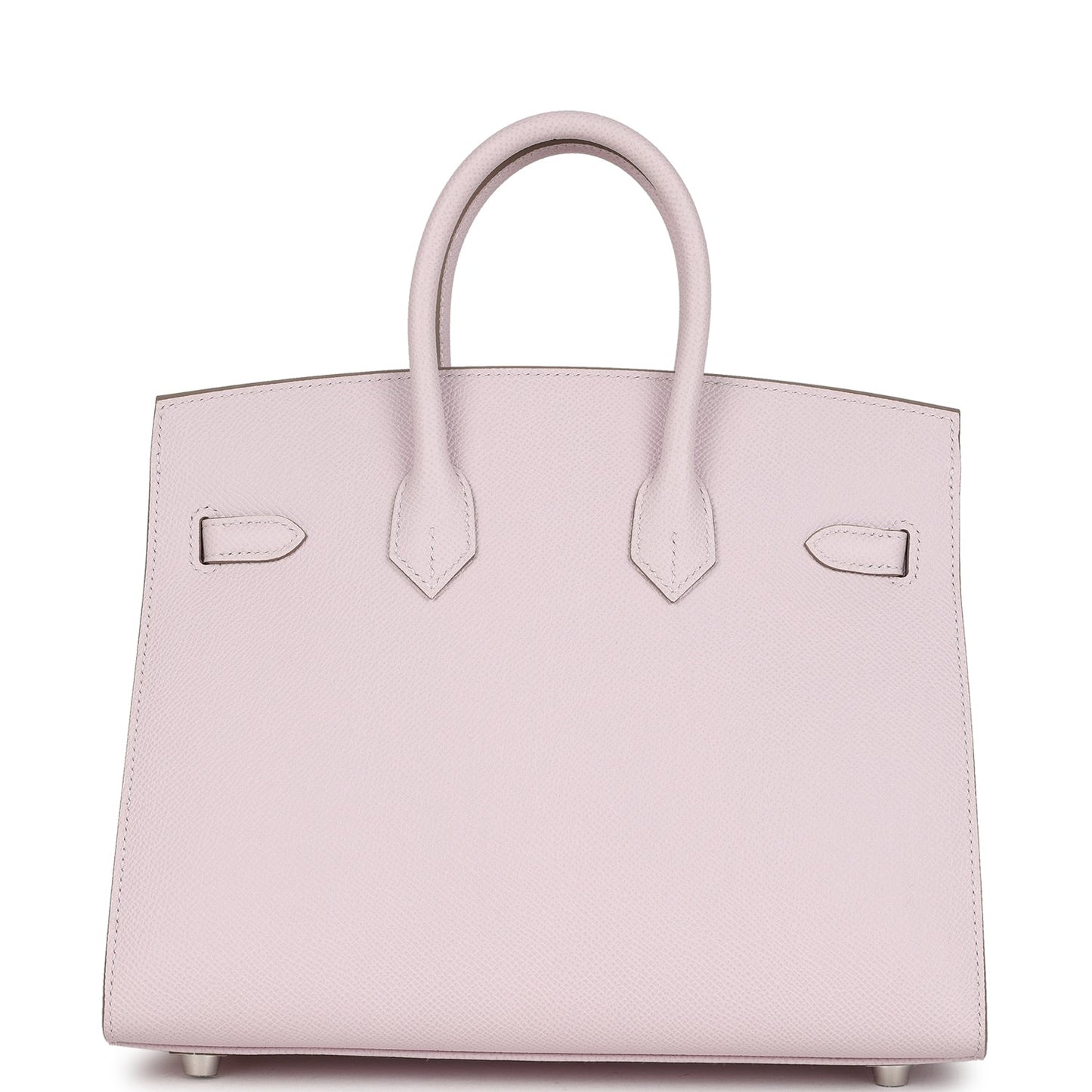 Birkin Sellier 25 Mauve Pale Epsom Palladium Hardware