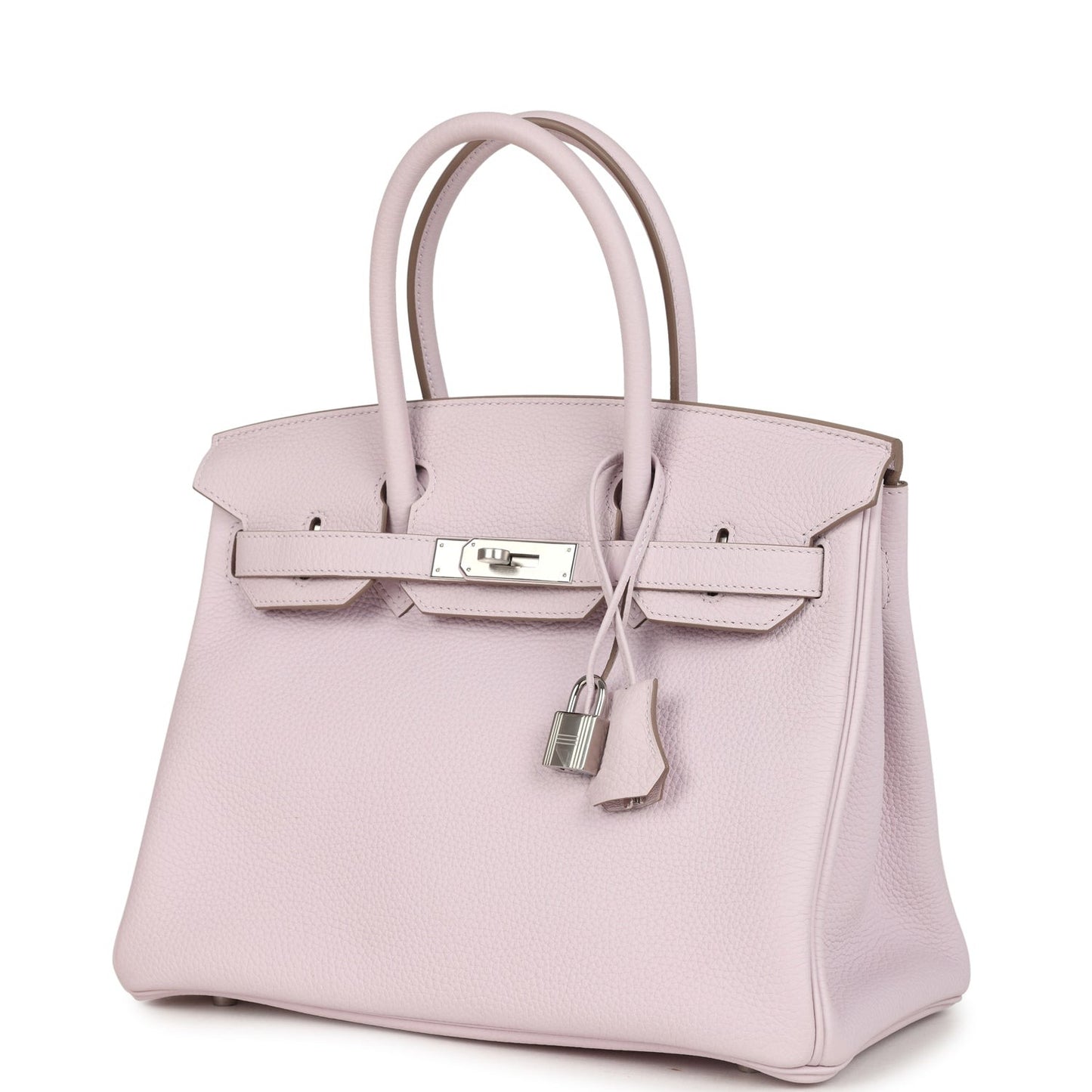 Birkin 30 Mauve Pale Clemence Palladium Hardware