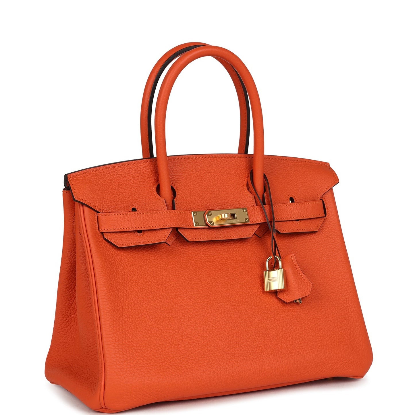 Birkin 30 Feu Togo Gold Hardware