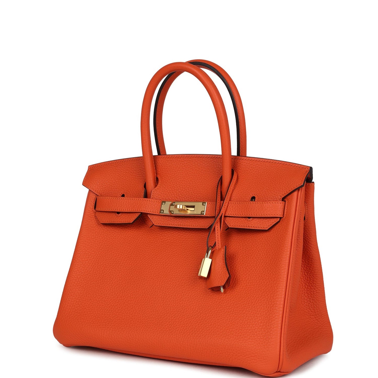 Birkin 30 Feu Togo Gold Hardware