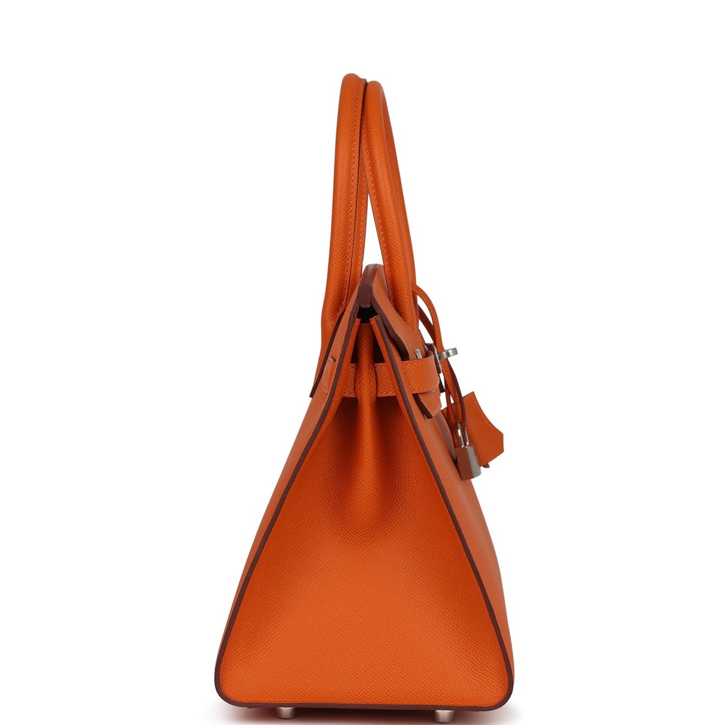 Birkin 30 Sellier Orange Epsom Palladium Hardware