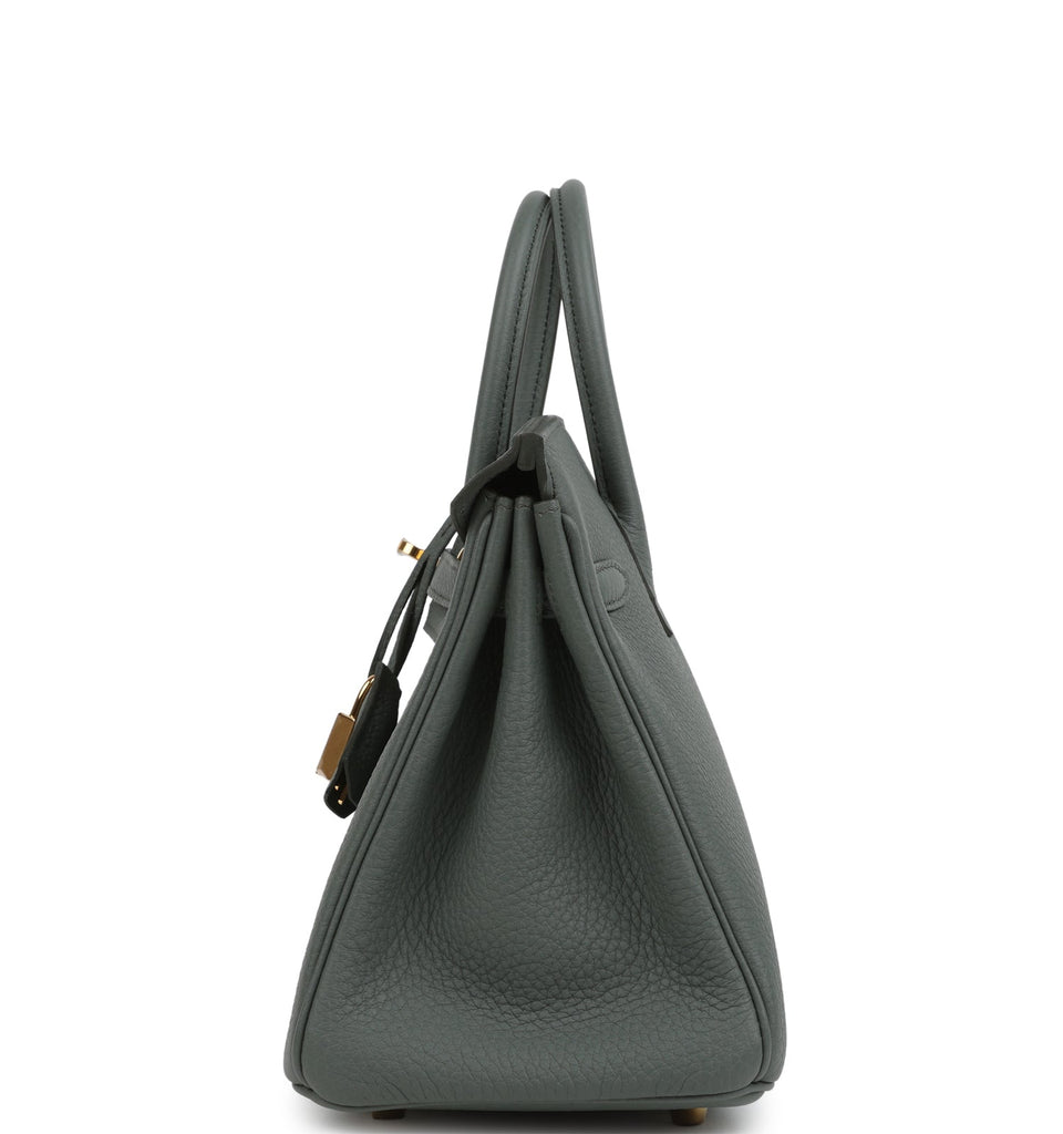 Birkin 25 Vert Amande Togo Gold Hardware