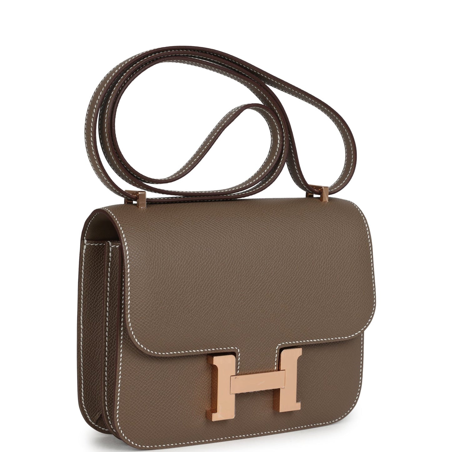 Constance 18 Etoupe Epsom Rose Gold Hardware