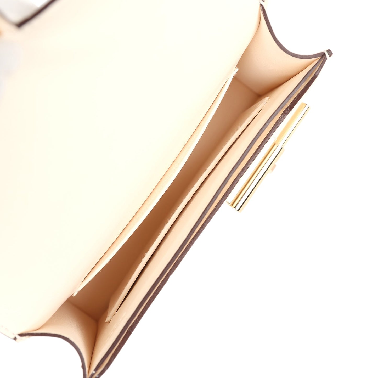 Mini Verrou Chaine Bag Nata Ostrich Permabrass Hardware