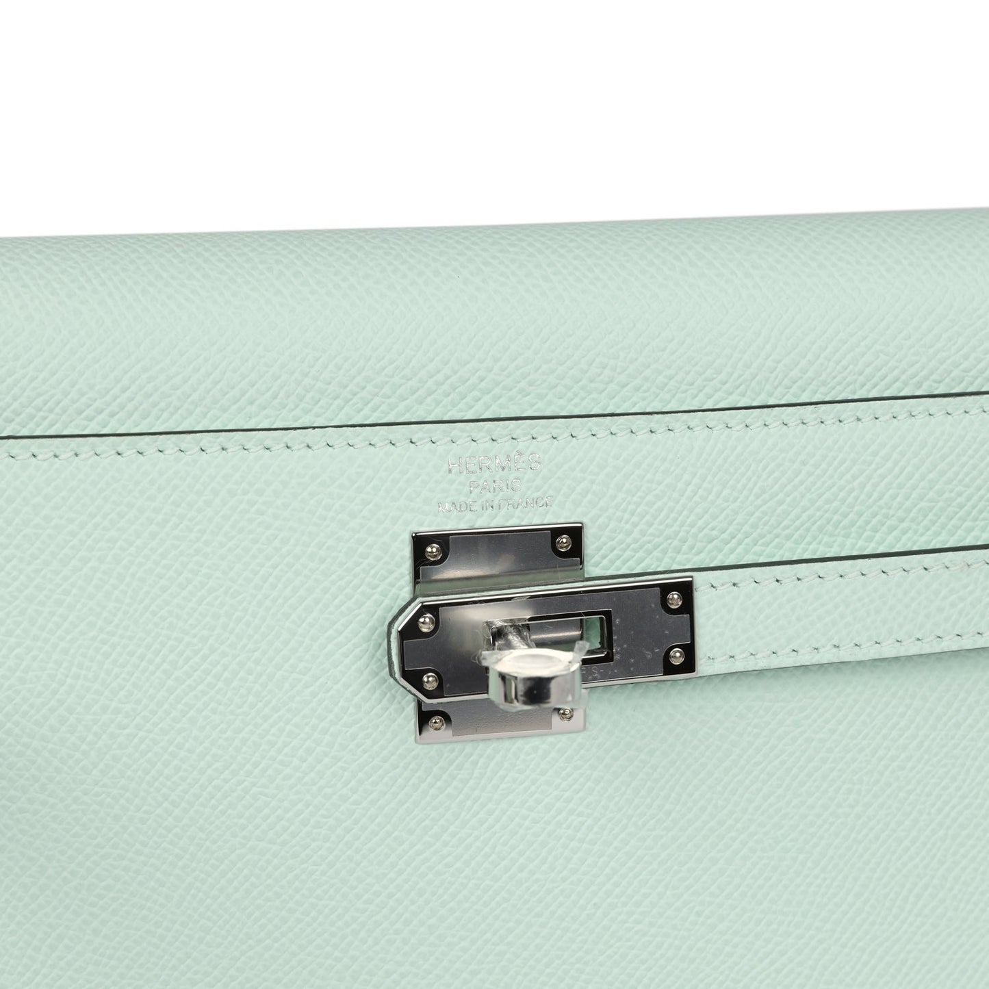Kelly Elan Vert Peppermint Epsom Palladium Hardware