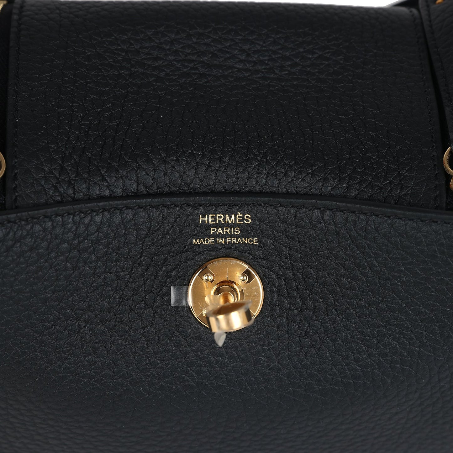 Mini Lindy II Black Clemence Gold Hardware