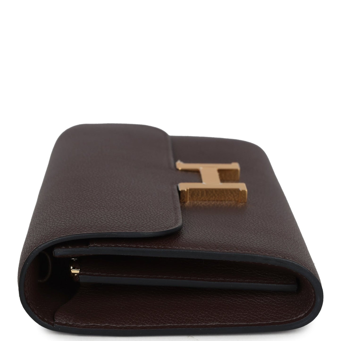 Constance Wallet To Go Moka Evercolor Gold Hardware