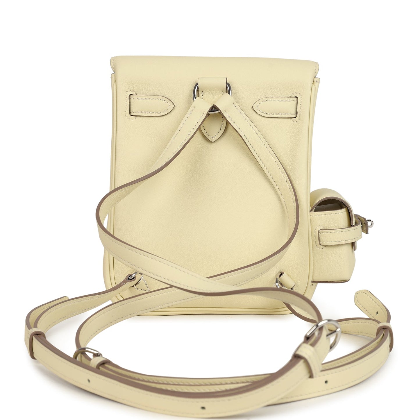 Mini Kelly Jump Backpack Jaune Milton Swift Palladium Hardware