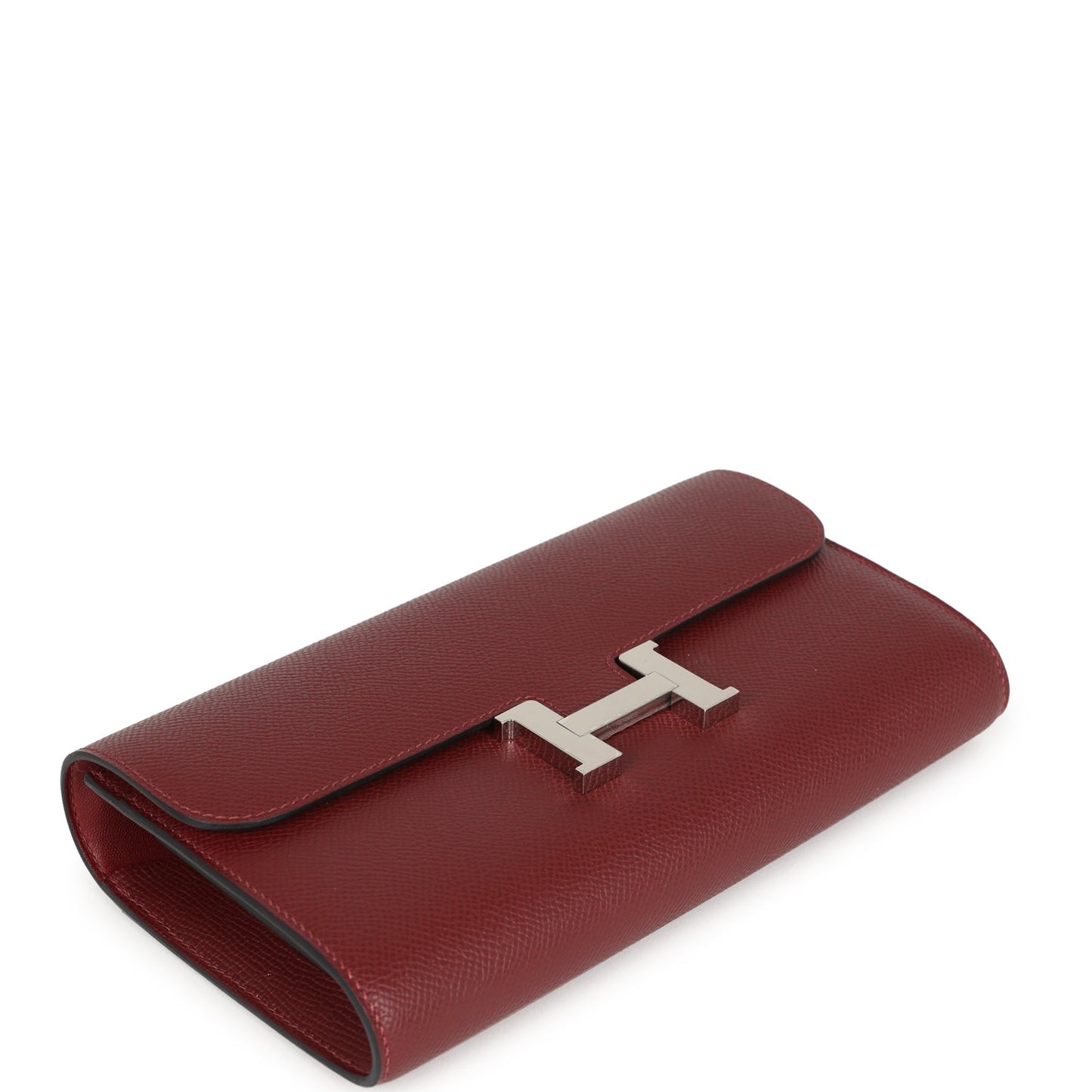 Constance Wallet To Go Rouge H Epsom Palladium Hardware