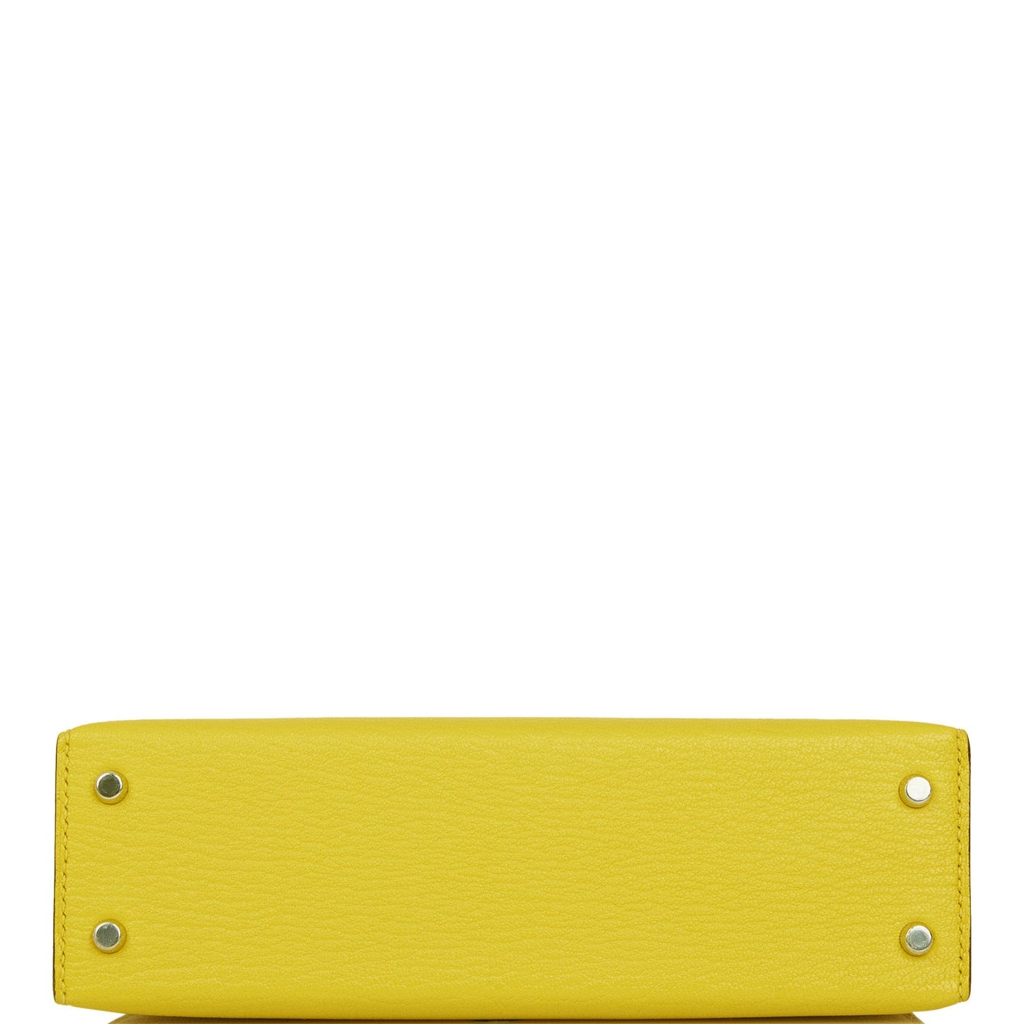 Kelly Sellier 20 Jaune de Naples Verso Chèvre Palladium Hardware
