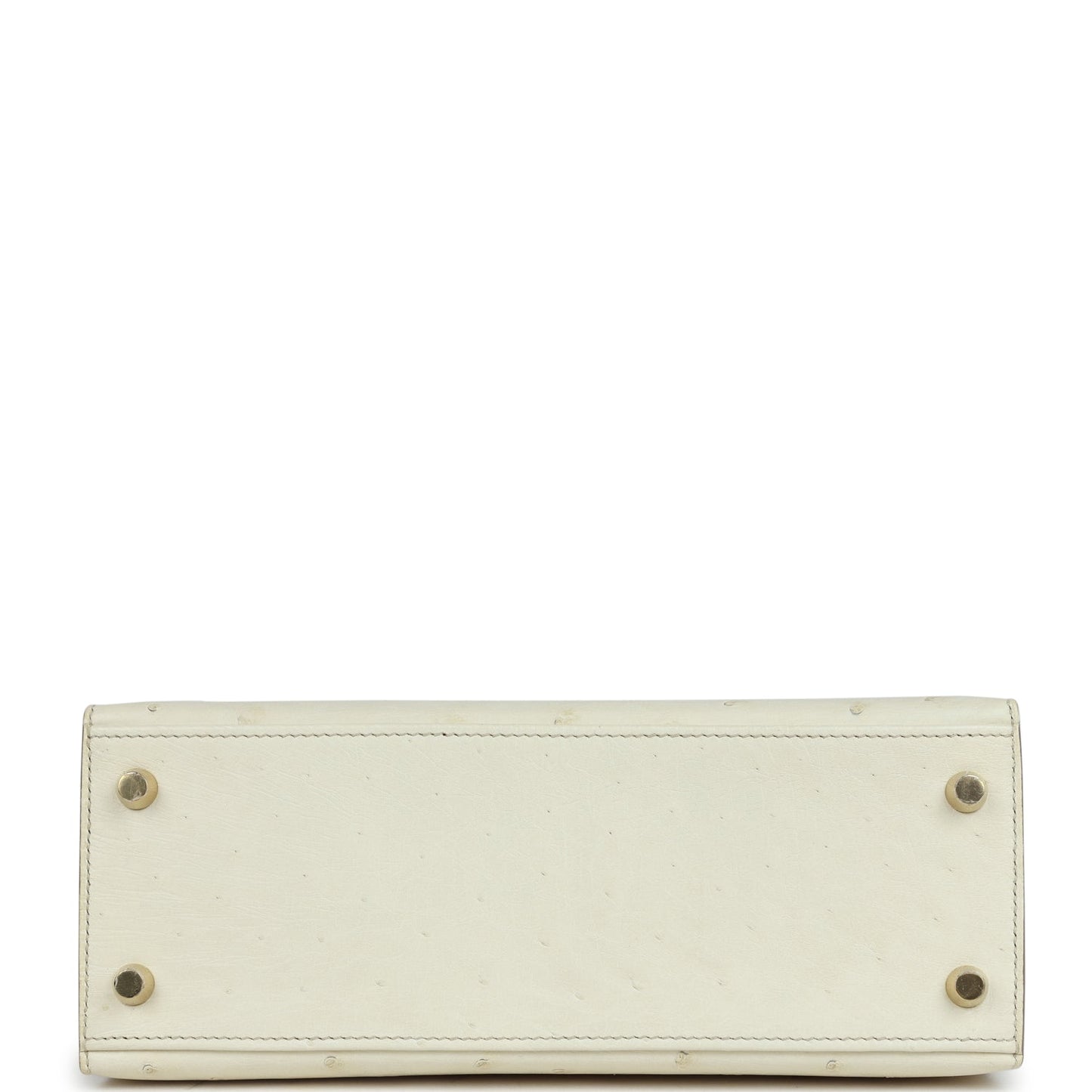 Special Order (HSS) Kelly Sellier 25 Nata Verso Ostrich Permabrass Hardware