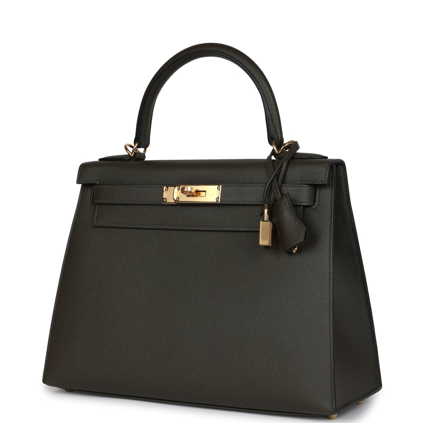 Kelly Sellier 28 Vert De Gris Epsom Gold Hardware