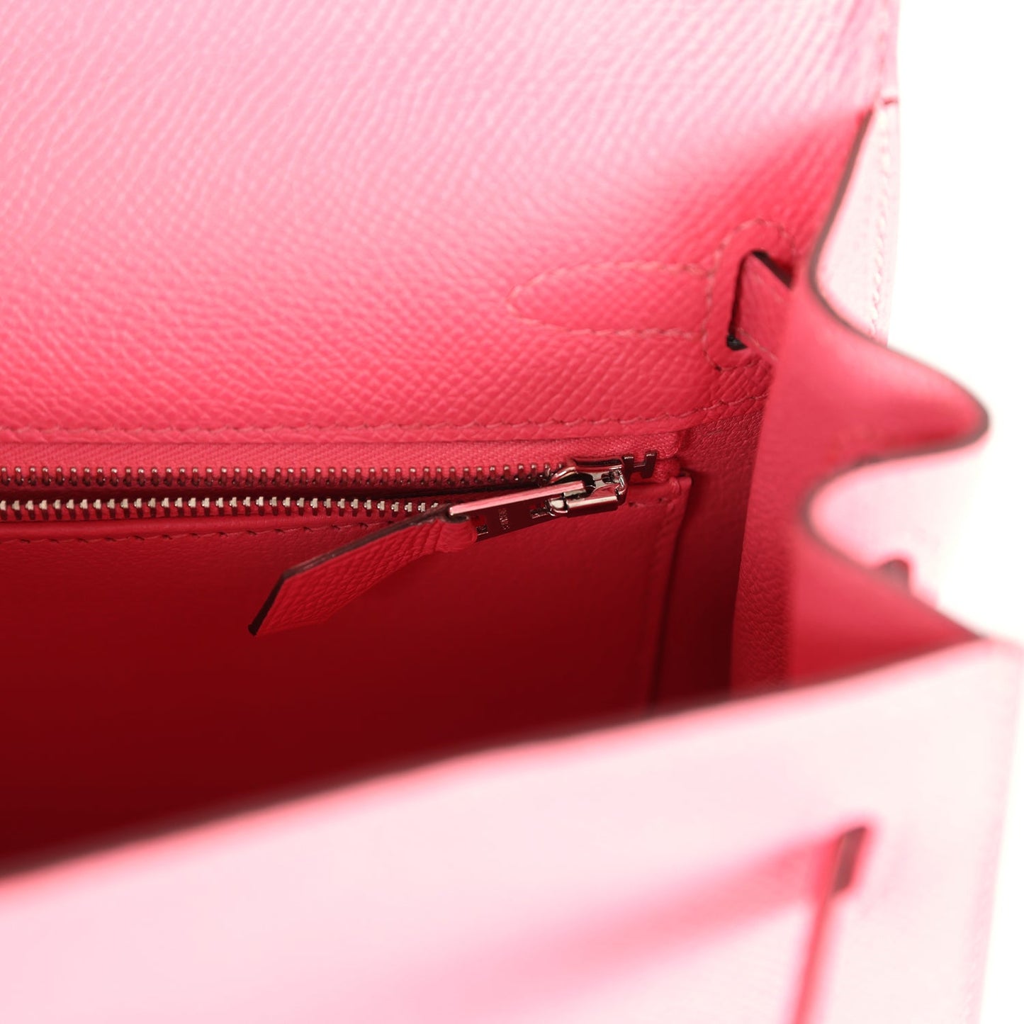 Kelly Sellier 25 Rose Azalee Epsom Palladium Hardware