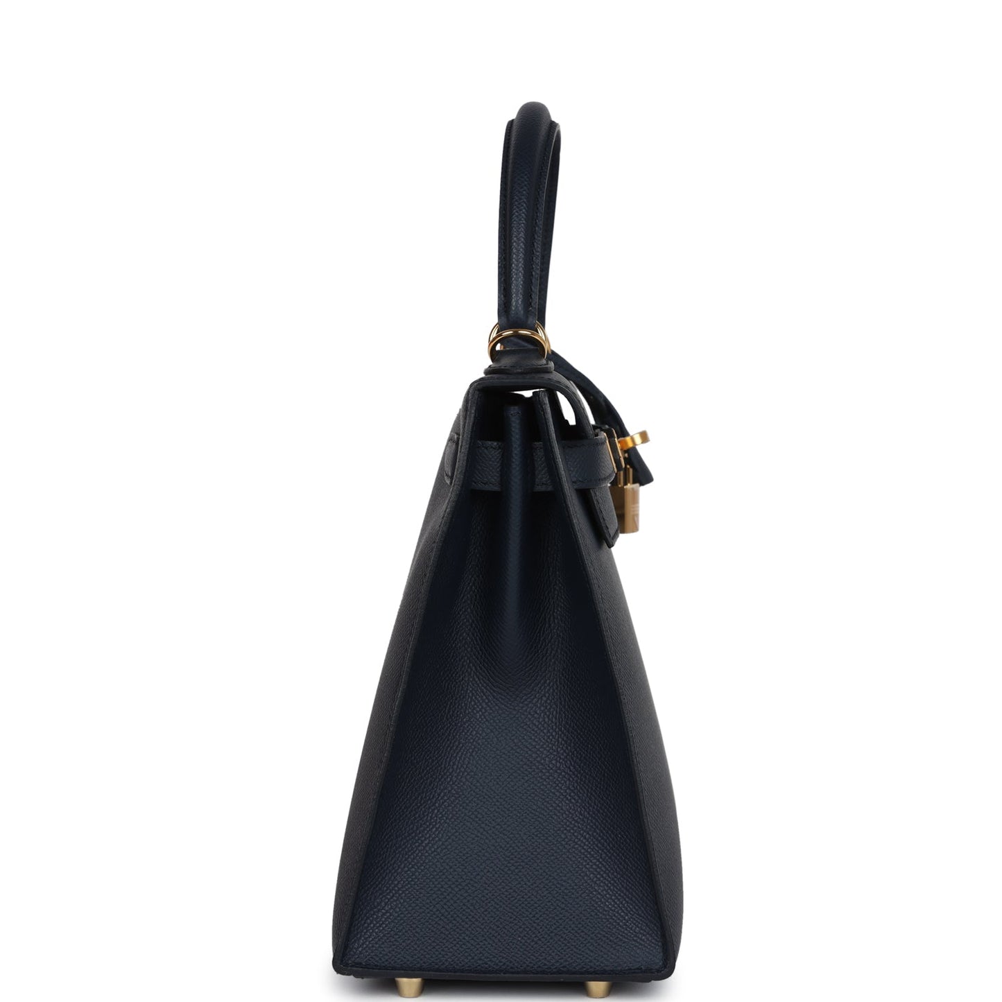 Kelly Sellier 28 Bleu Indigo Epsom Gold Hardware