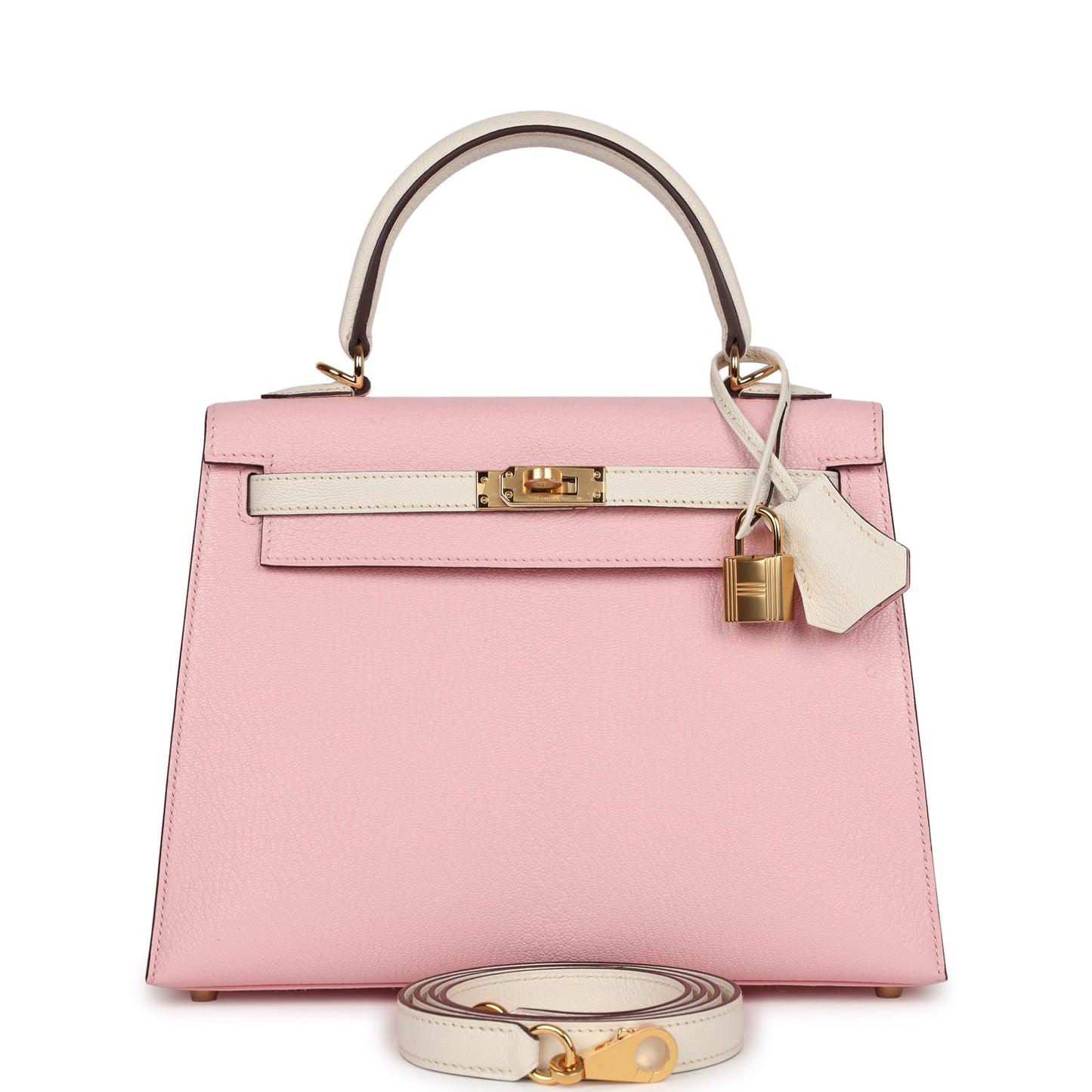 Special Order (HSS) Kelly Sellier 25 Rose Sakura and Nata Chevre Gold Hardware