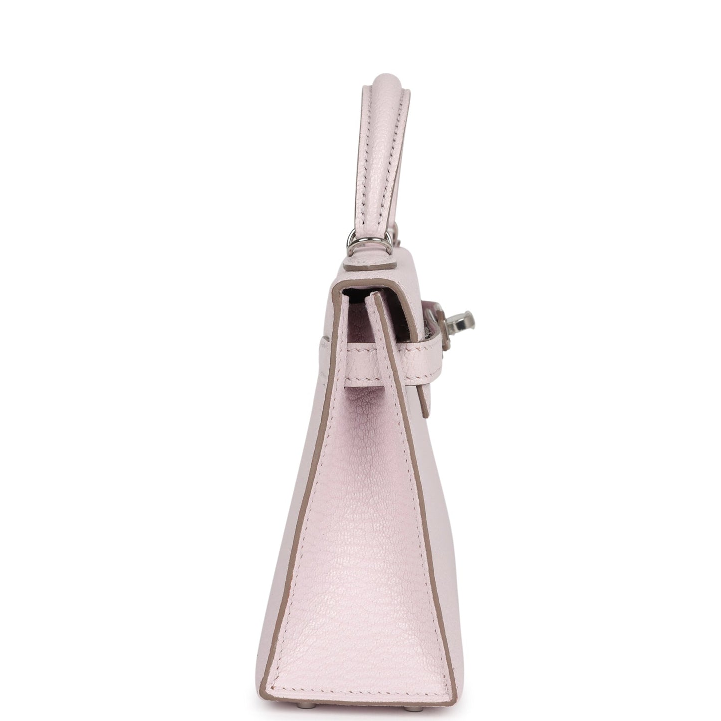 Kelly Sellier 20 Mauve Pale Chevre Palladium Hardware