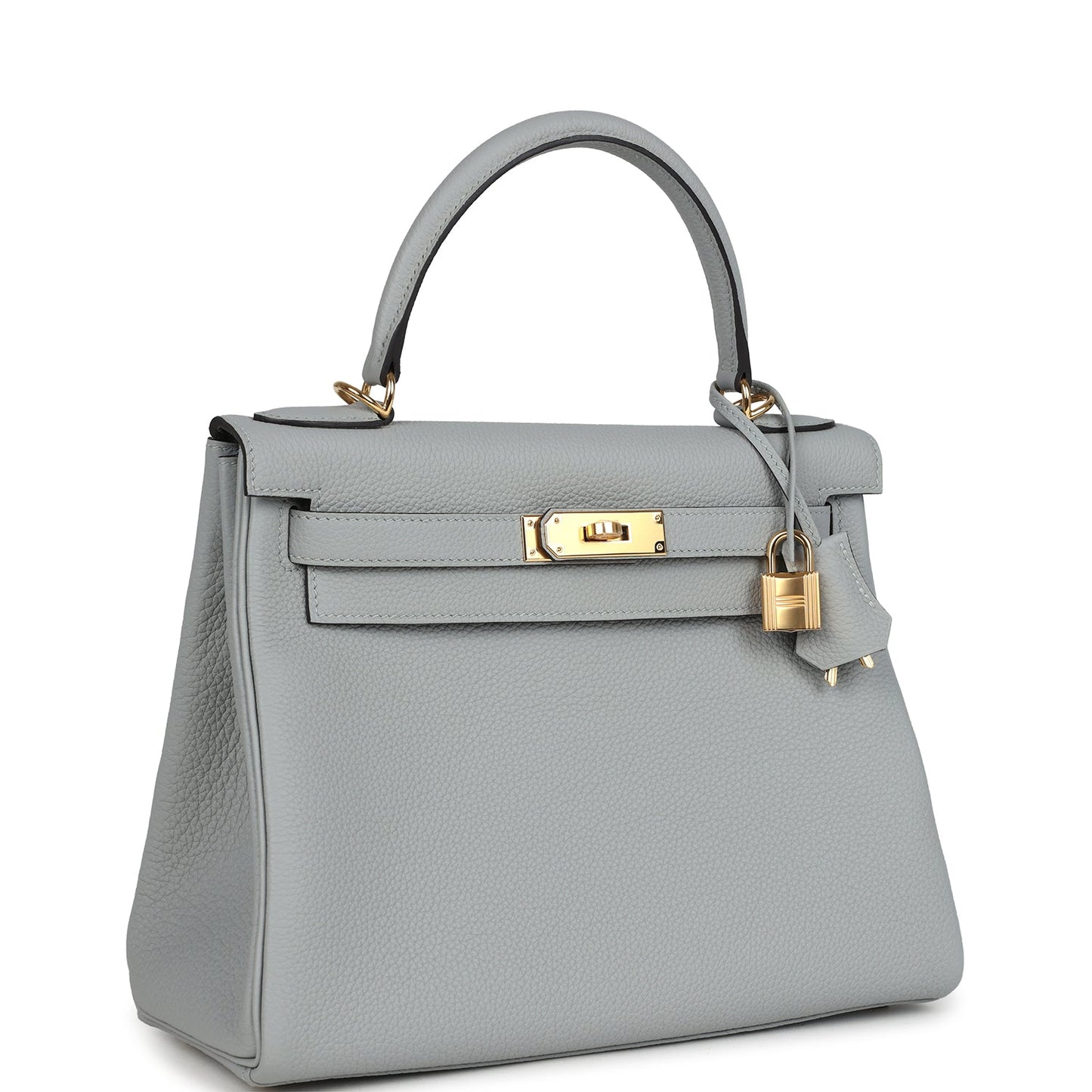 Kelly Retourne 28 Bleu Glacier Togo Gold Hardware