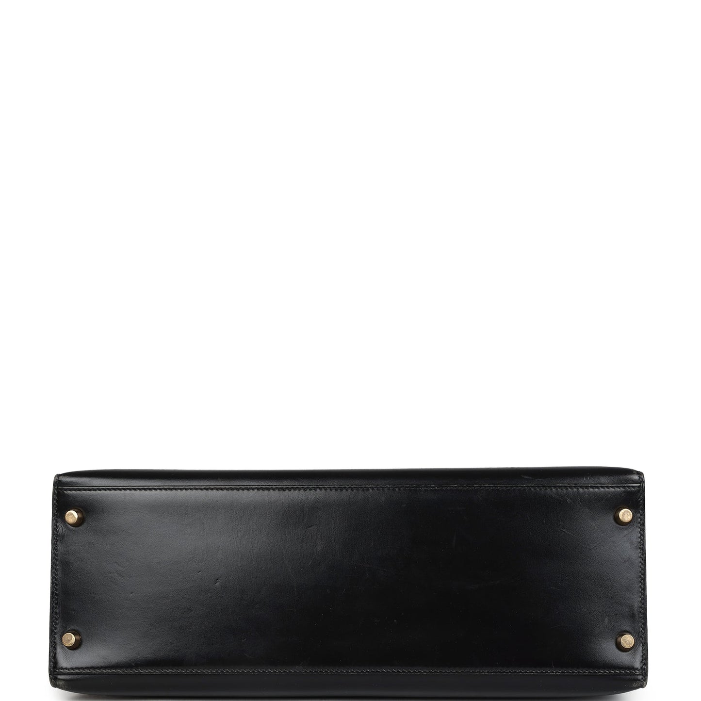 Vintage Kelly Sellier 35 Black Box Gold Hardware