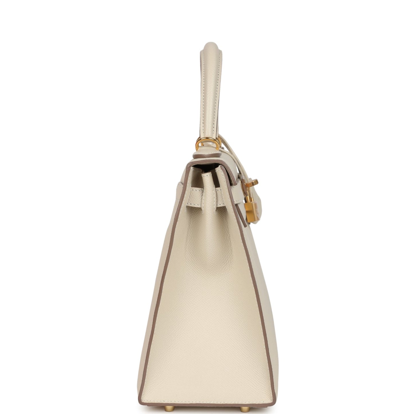 Kelly Sellier 28 Craie Epsom Gold Hardware