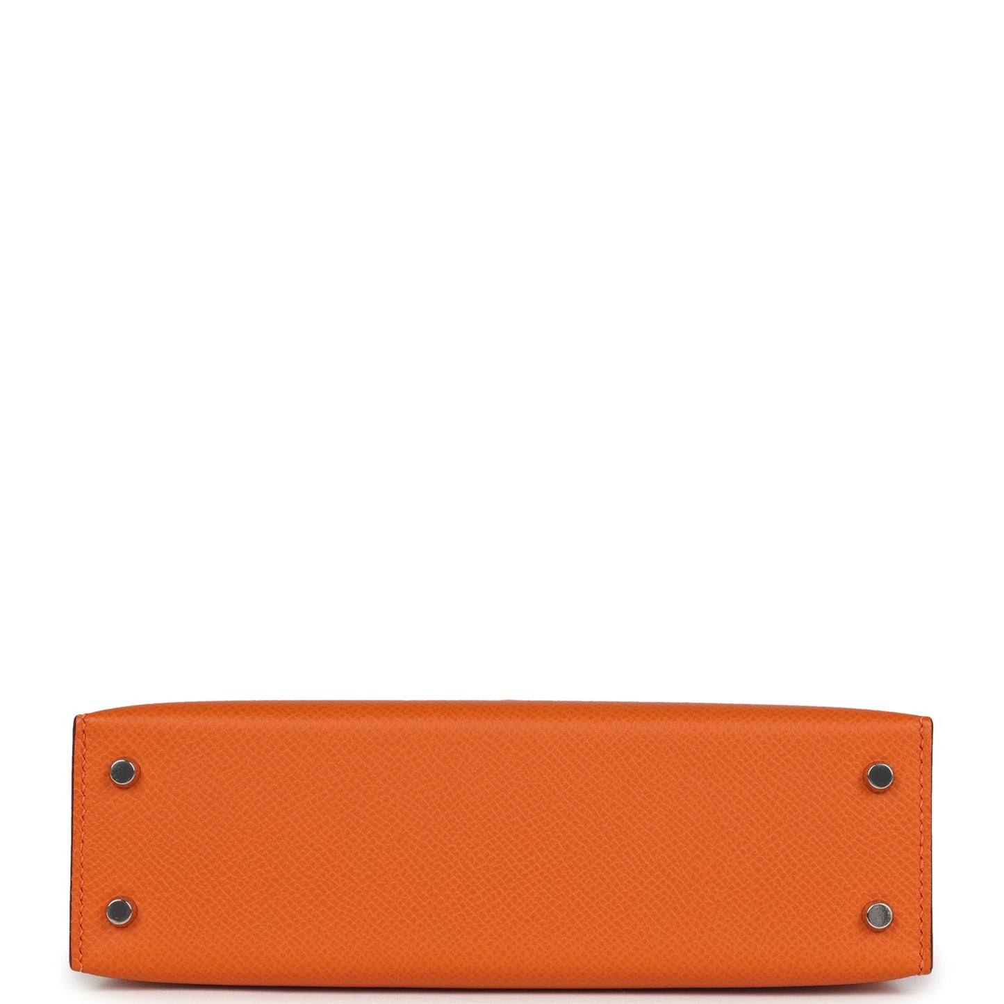 Kelly Sellier 20 Orange Epsom Palladium Hardware