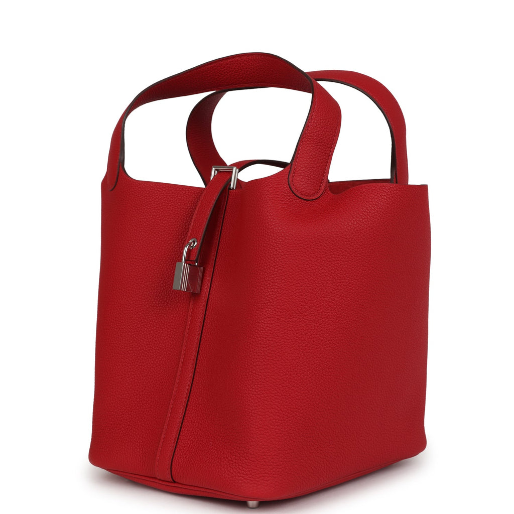 Picotin Lock 22 Rouge Piment Maurice Palladium Hardware