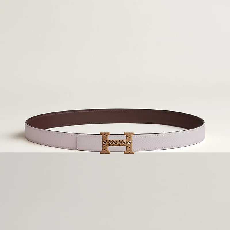 H Email Bandana belt buckle & Bandana leather strap 24 mm