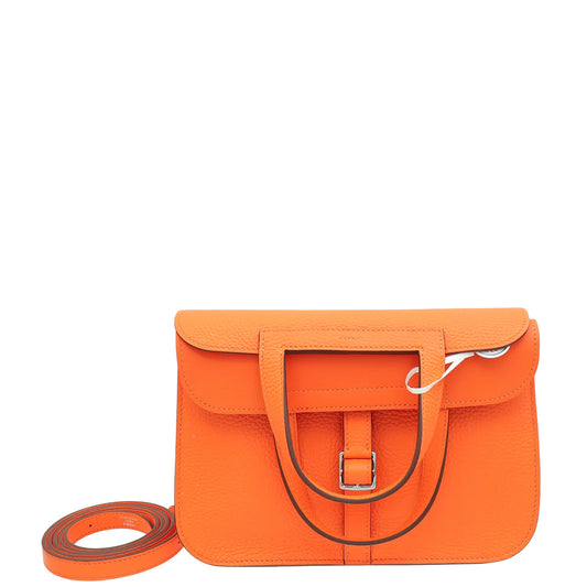 Hermes Orange Minimum Halzan 25