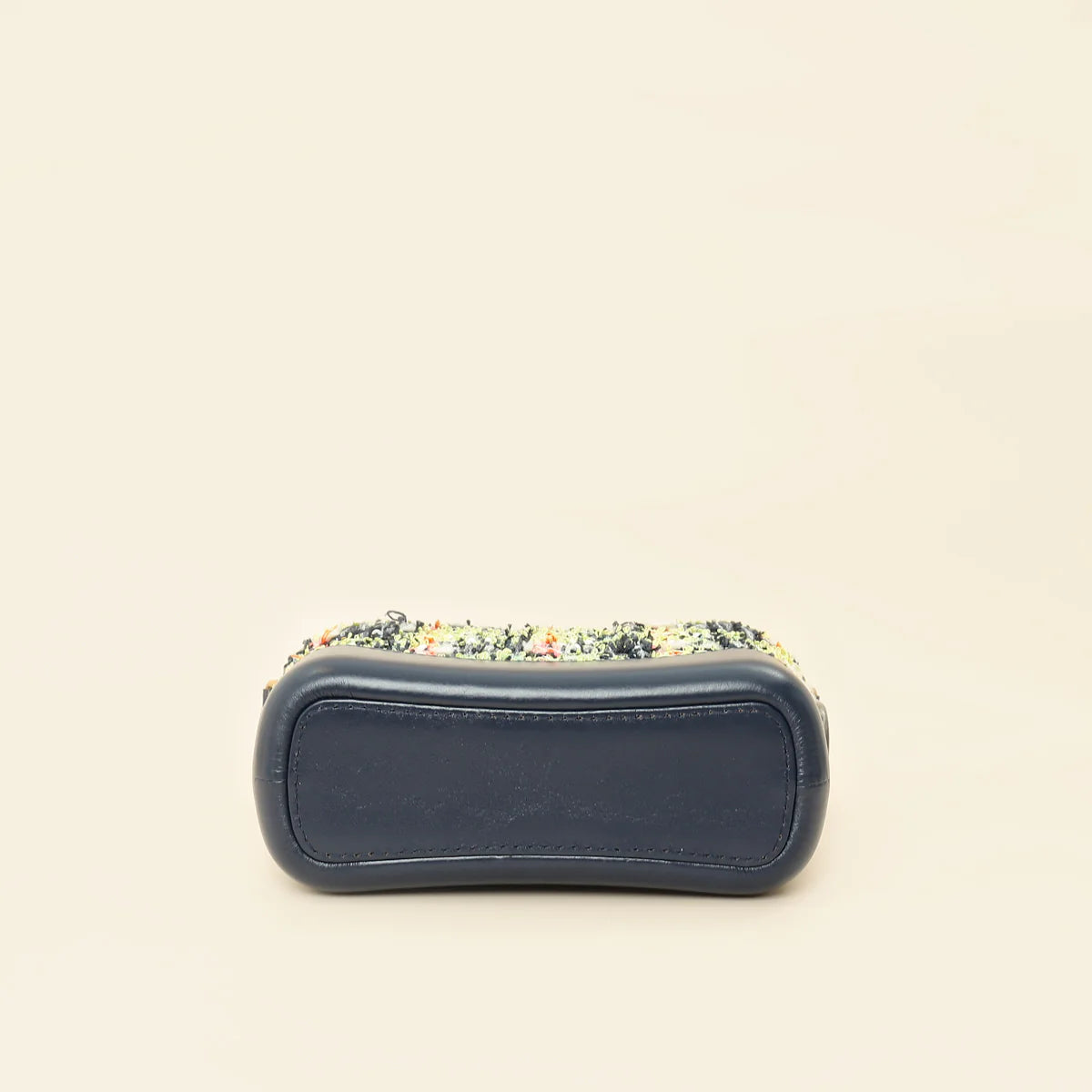 Chanel Navy Multicolor Tweed Gabrielle Hobo Small