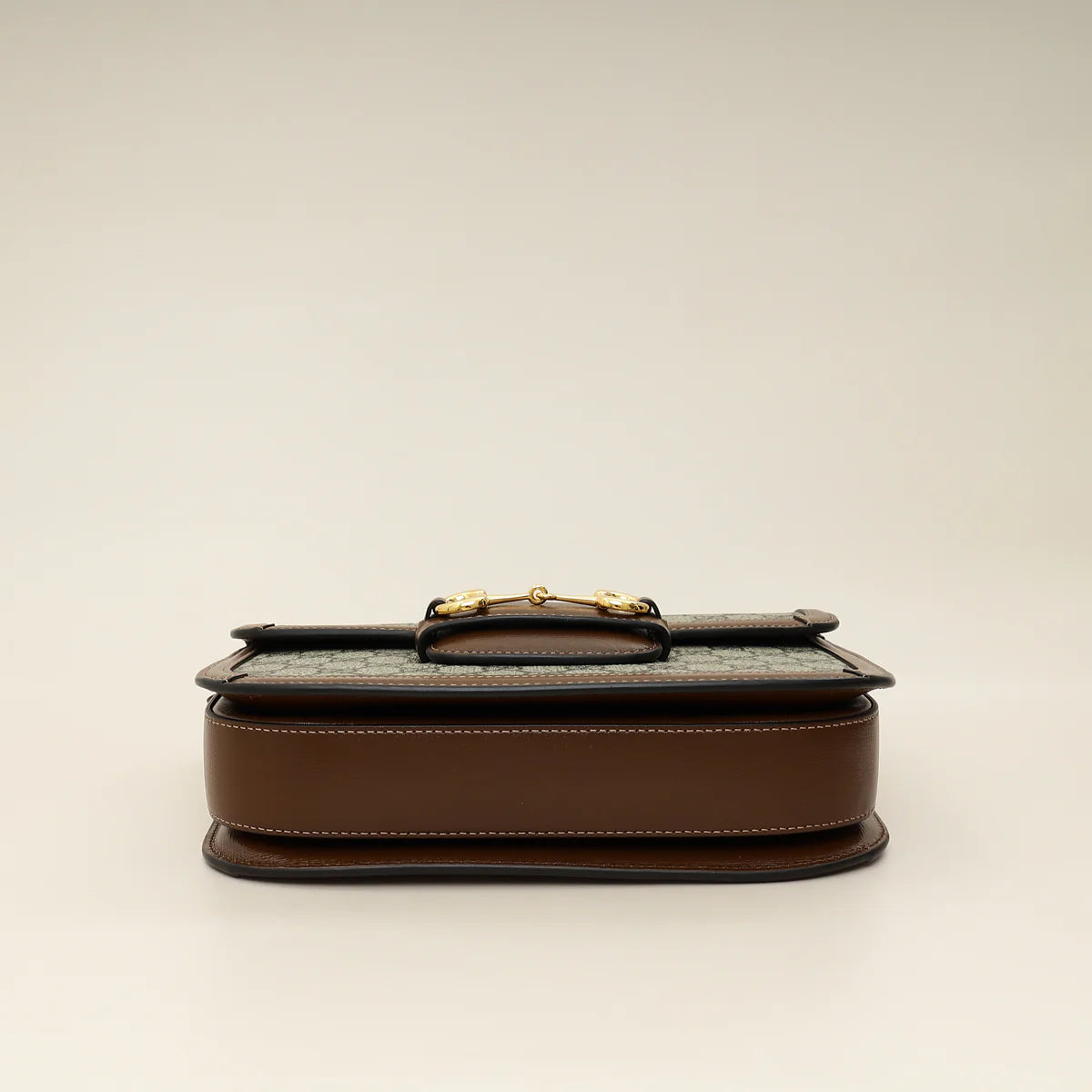 Gucci Ebony GG Supreme 1955 Horsebit Medium Shoulder
