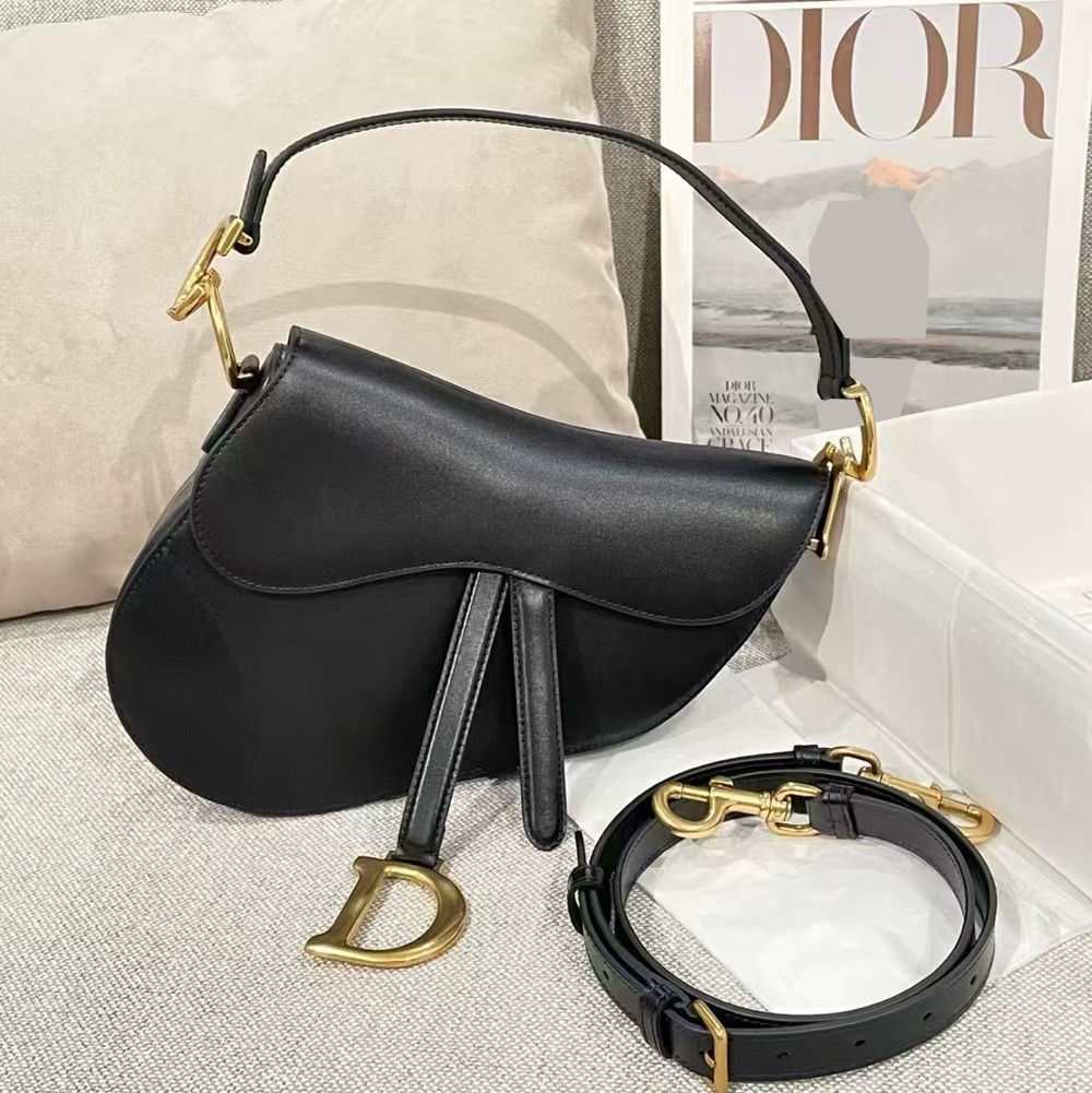 Classic Leather Saddle Bag