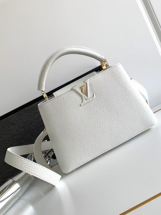 Elegant Structured Top Handle Bag