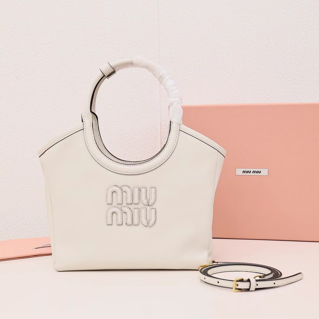 Modern Curved-Handle Tote
