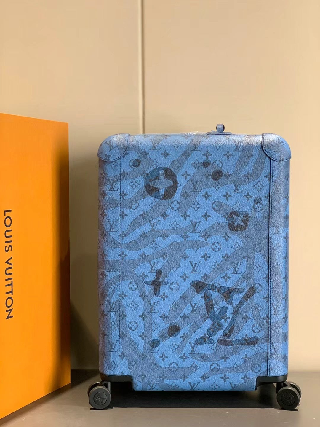 Luxury Blue Travel Trolley