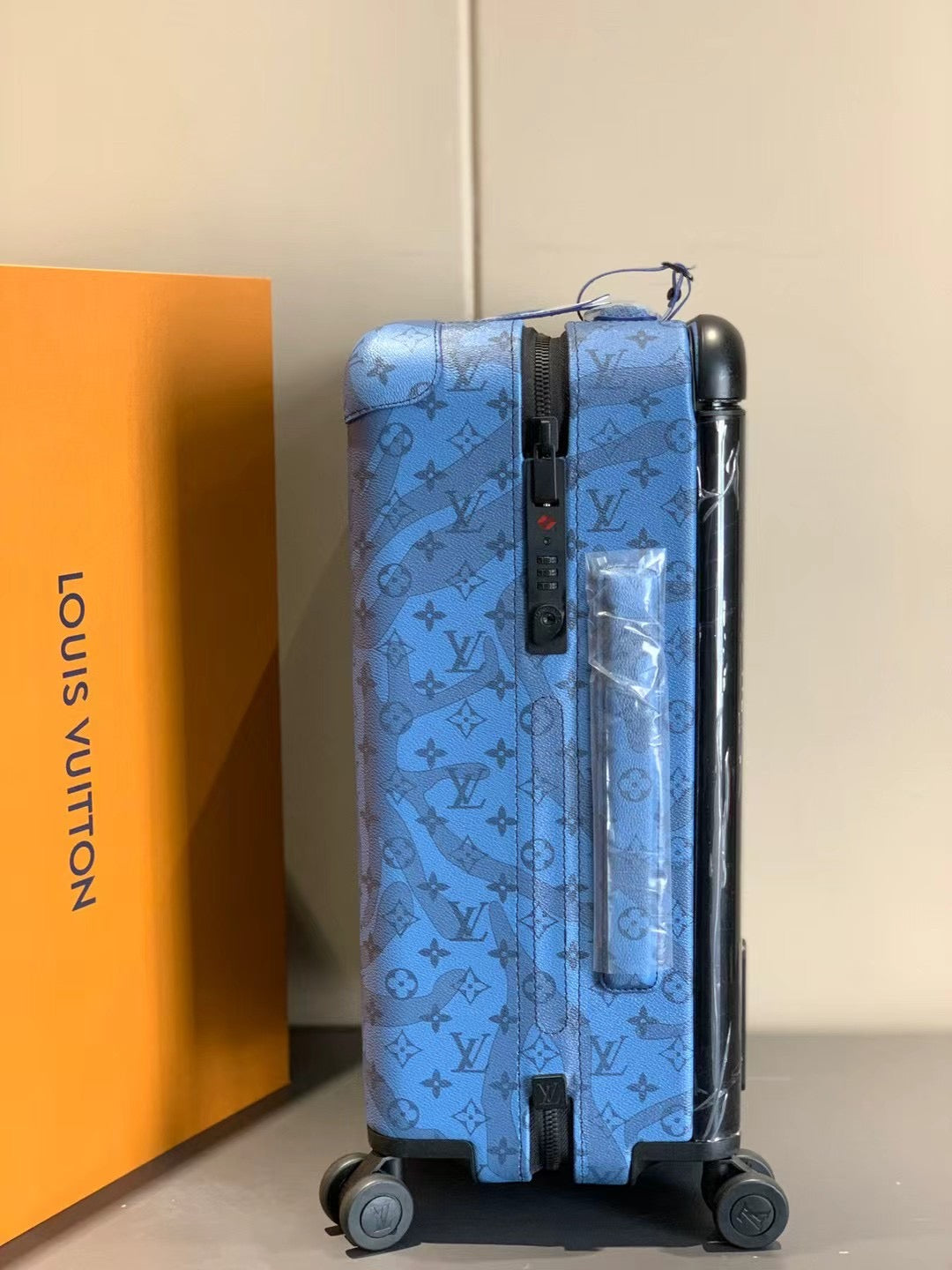 Luxury Blue Travel Trolley