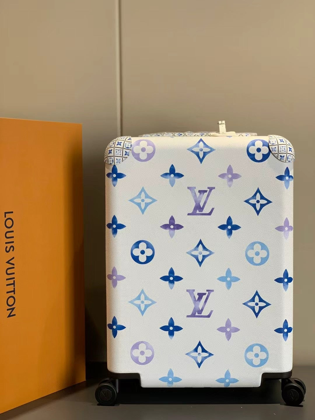 Pastel Monogram Travel Trolley