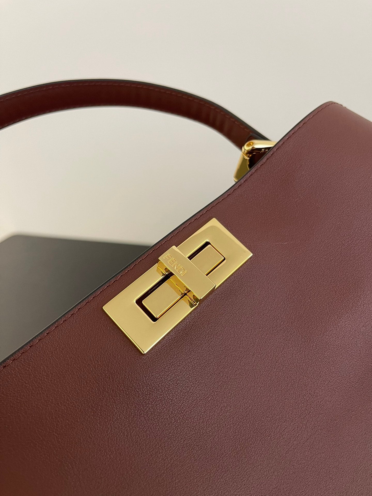 Brown Top-Handle