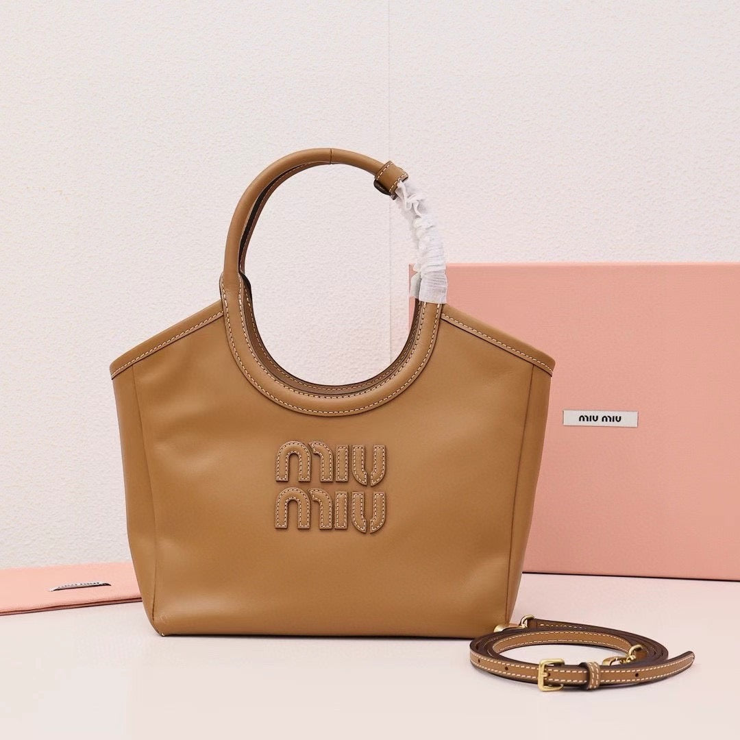 Modern Curved-Handle Tote