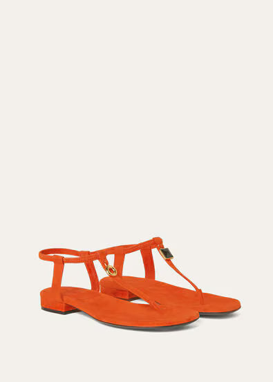 Navy Blue - Kyoto Orange Mindil Sandal Suede