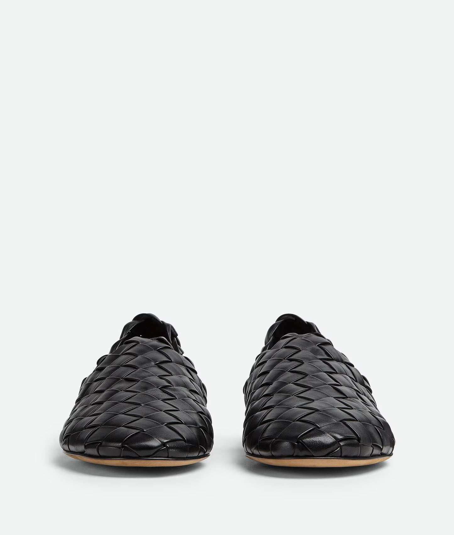 BOTTEGA VENETA Intreccio leather slippers