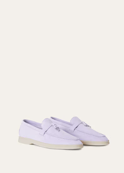 Tango Red - Lilac Wagasa Summer Charms Walk Loafer Suede