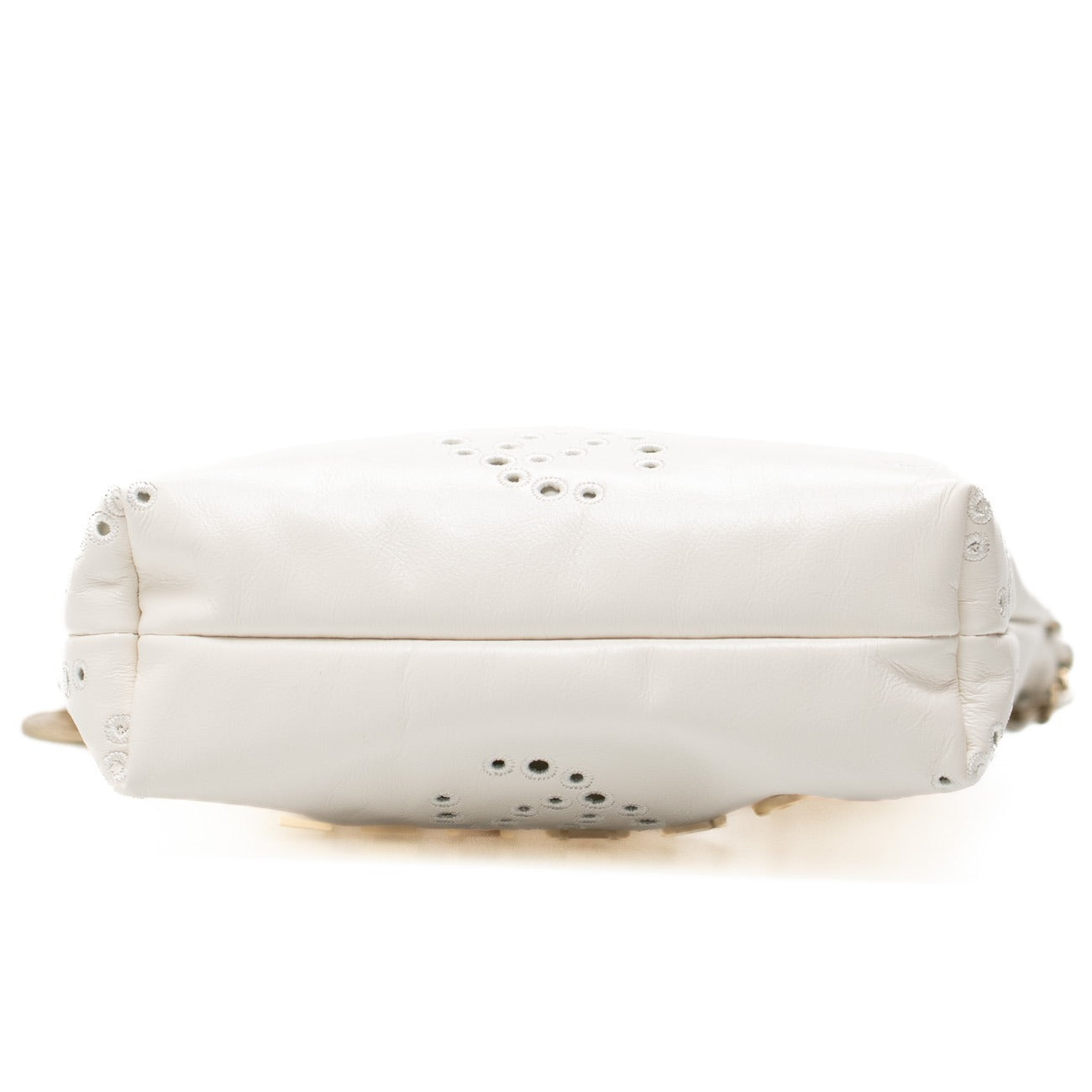Chanel 22 Mini White Shiny Calf Leather Handbag