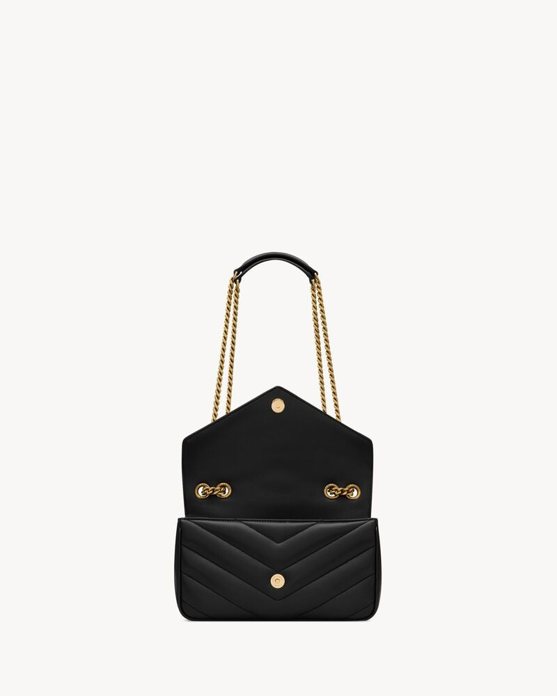 Saint Laurent Loulou Small In Quilted Lambskin