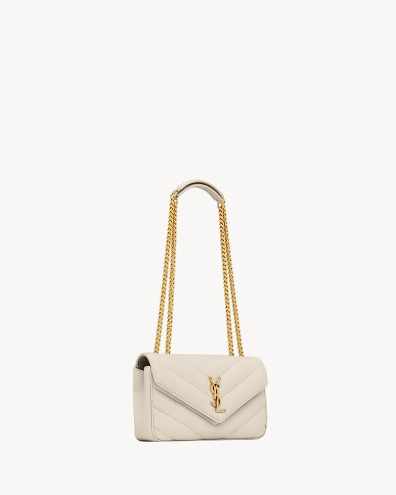 Saint Laurent Loulou Small In Quilted Lambskin